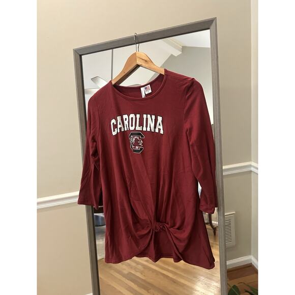 South Carolina Gamecocks Women’s Crimson Red Long Sleeve T-Shirt Sz Small NCAA - Picture 2 of 6